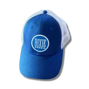 Dixie Vodka Snapback Hat Blue White Adjustable Cap Unisex Adult